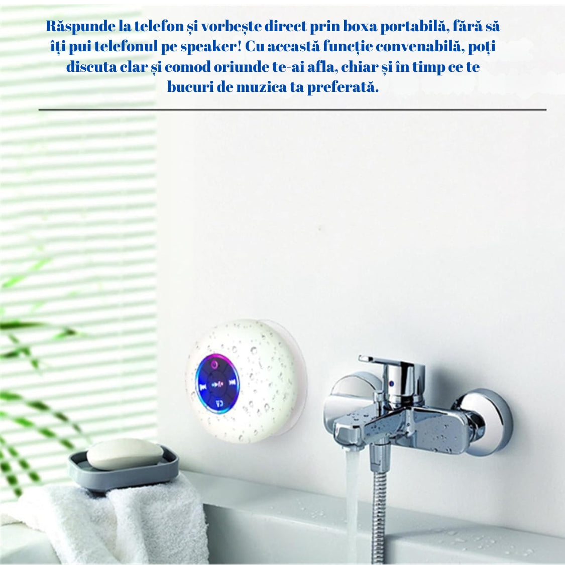 Boxa Bluetooth pentru Duș