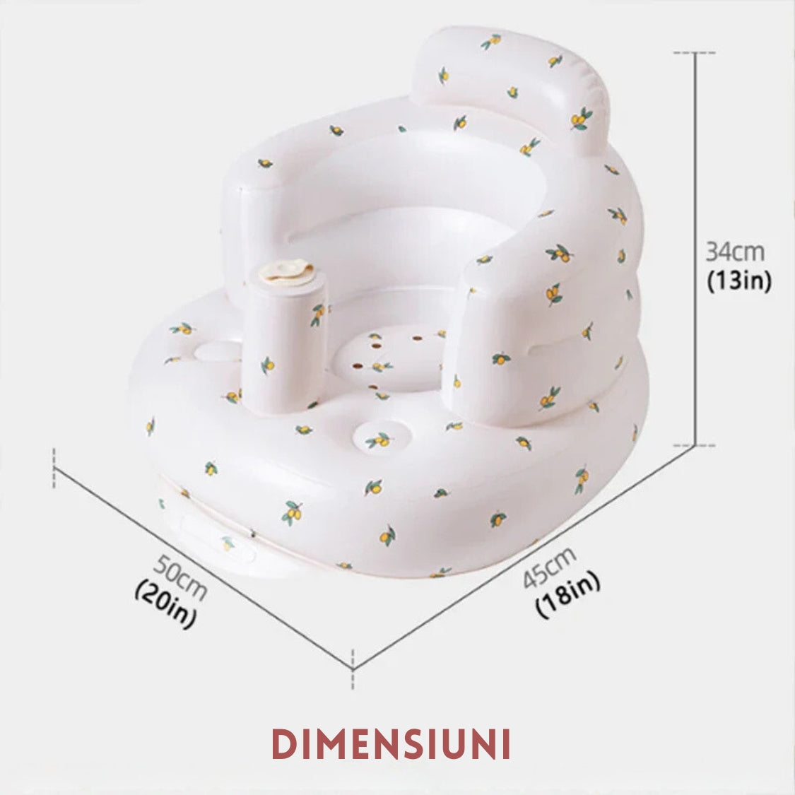 Fotoliu Bebeluș Gonflabil Multifuncțional