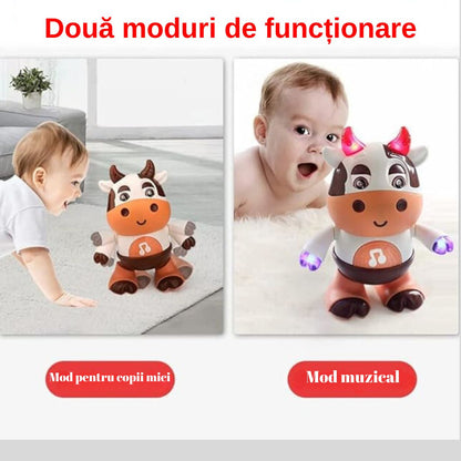 Văcuța Dansatoare cu Lumină și Muzică